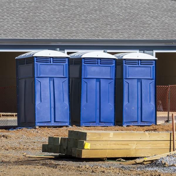 do you offer hand sanitizer dispensers inside the porta potties in Ackworth Iowa